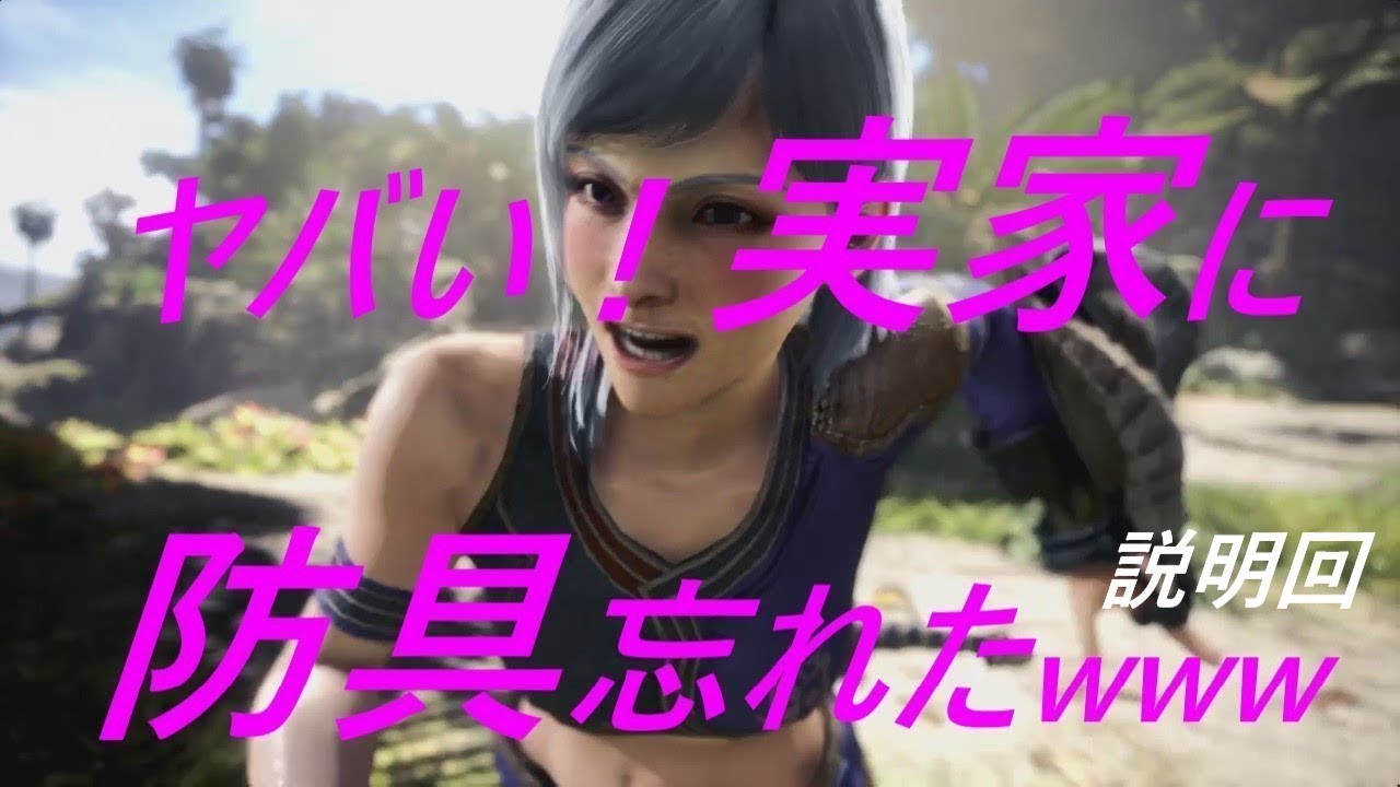 モンスターハンターワールド【防具無しで生態系の頂点を目指す】00説明回  MHW Moster Hunter World Constraints Challenge [Explanation]