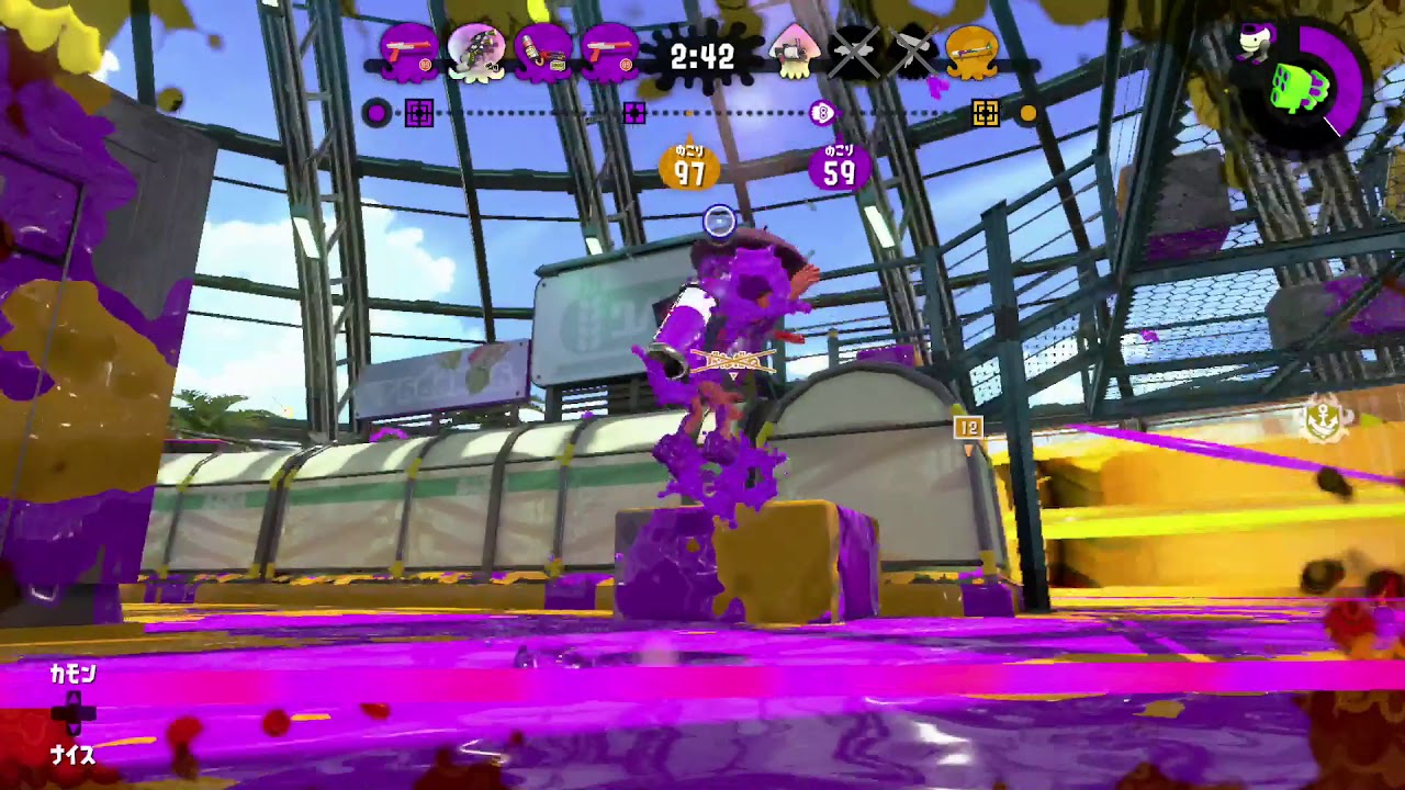 スプラトゥーン2　ガチヤグラ　A+　1670　モズク農園　N-ZAP89