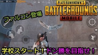 PUBGモバイル実況#108 「ファルコン登場！学校スタート！ドン勝を目指せ！」