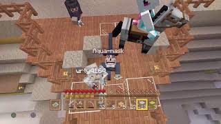 【マインクラフト】今日は新人歓迎会！【ていく＆りょうめん】