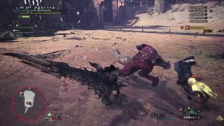 モンスターハンター：ワールド　ロックマンクエスト　武器ランス