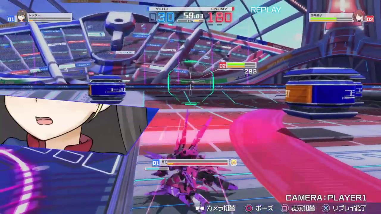 とある魔術の電脳戦機 サイファー vs フェイイェン まあ完敗かな…