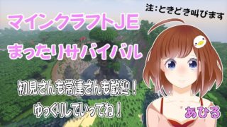 【マインクラフトJE】1.14から新ワールド始めてみる【雑談しよう】#3