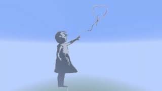 マインクラフト!バンクシー少女と風船作成中