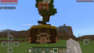 【マイクラPE実況】＃19 ジャングルの巨木を利用しよう【マインクラフト】