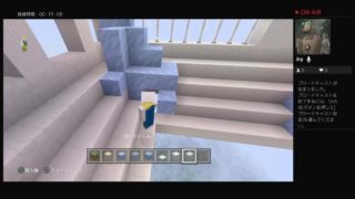 マインクラフトやります。クリエイティブで適当に