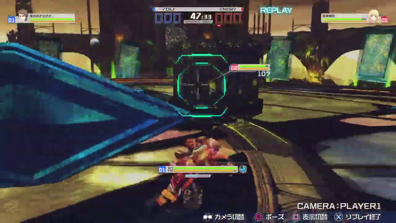 とある魔術の電脳戦機 エンジェラン vs バトラー 最後はブーストを我慢