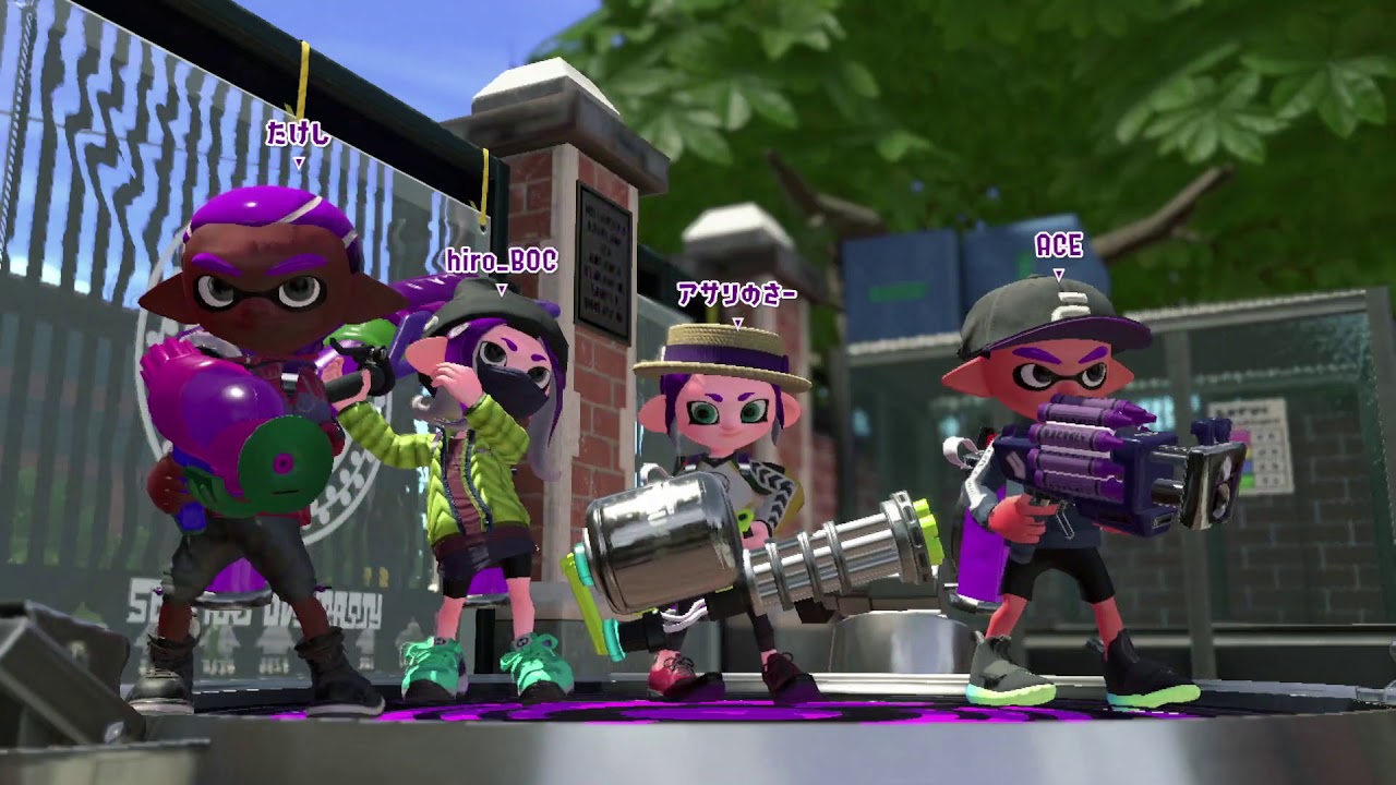 【スプラトゥーン2/さー】ガチアサリS+2 海女美術大学 マンタマリア号