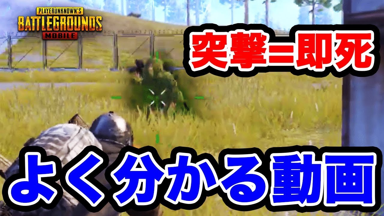 【PUBG MOBILE】『突撃すると即死』がよくわかる動画【ソロ実況#1】