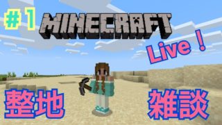 のんびり整地＆雑談【マインクラフト】なつみのマイクラ #1