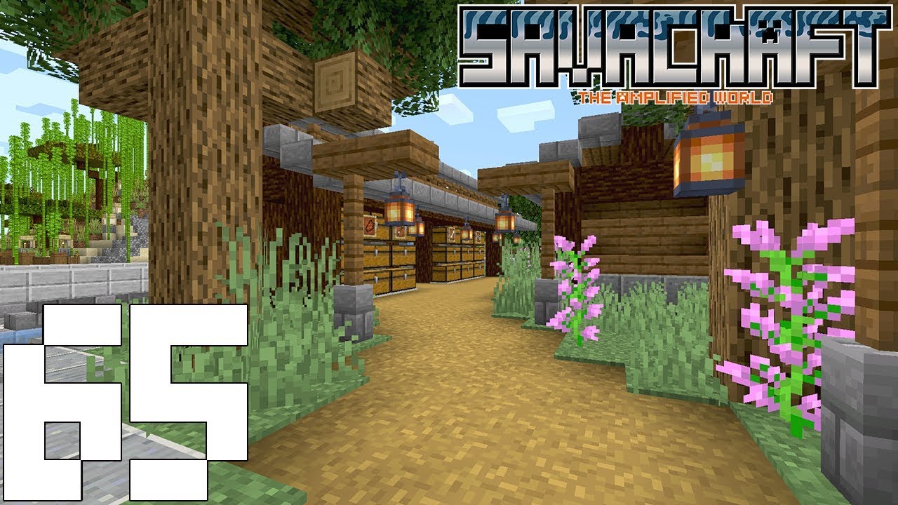 【SAVACRAFT】65 TTの自動仕分け機と装飾【マインクラフト】