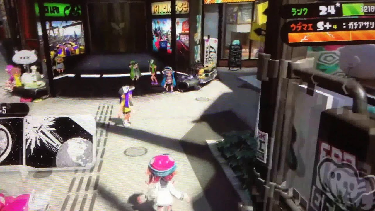 [スプラトゥーン2]【心霊動画】広場で、散歩していたら、、同じイカが二人いた、、、、。😱