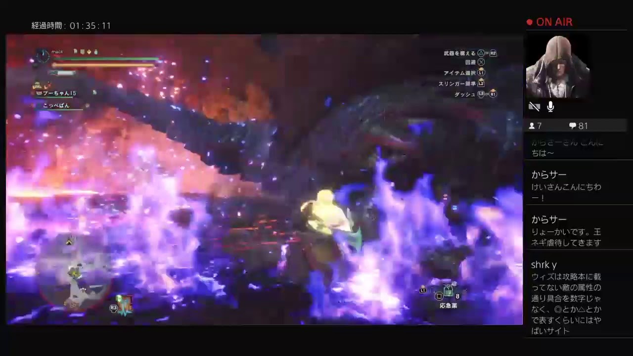 モンスターハンターワールド ［MHW］ のんびり王ナナなど～