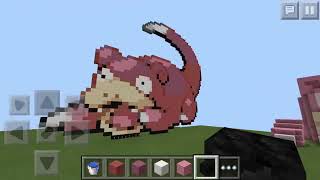 マインクラフトでヤドンつくってみた！