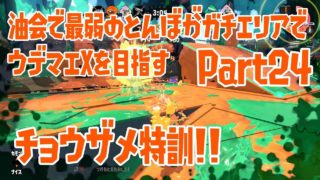 【スプラトゥーン2】油会最弱のとんぼがガチエリアでウデマエXを目指す Part24