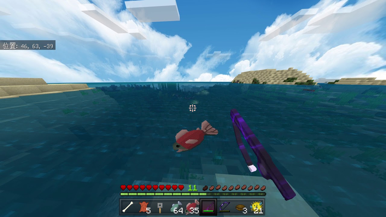 マインクラフトBE 釣りで修繕釣れるまでやめれません(無編集)