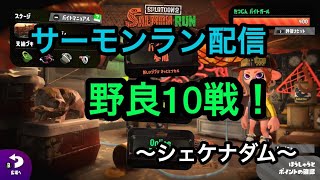 【サーモンラン】スプラトゥーン2　シェケナダム野良10戦