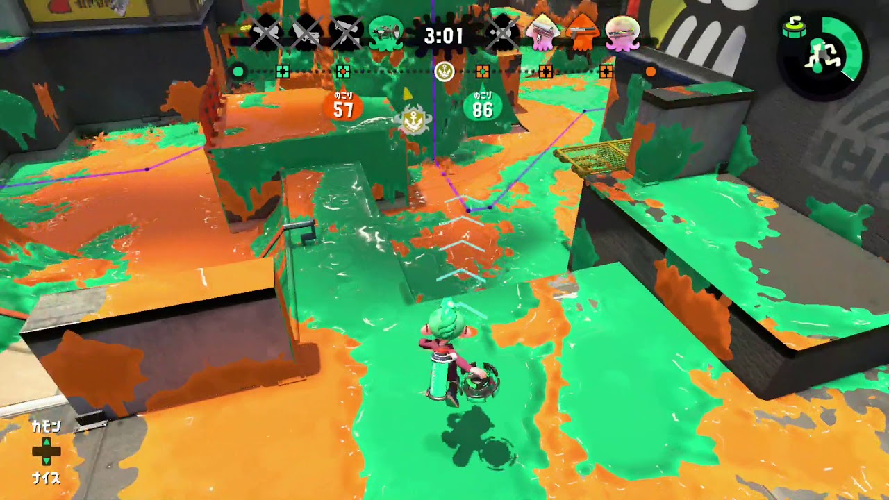 出勤前ガチマッチ　スプラトゥーン２　ガチヤグラ