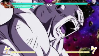 ドラゴンボールファイターズ　悟空＆フリーザ＆17号　vs 　ジレン