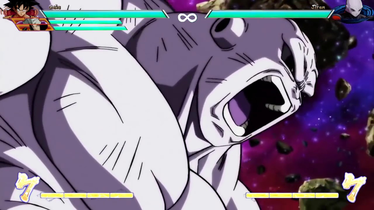 ドラゴンボールファイターズ　悟空＆フリーザ＆17号　vs 　ジレン