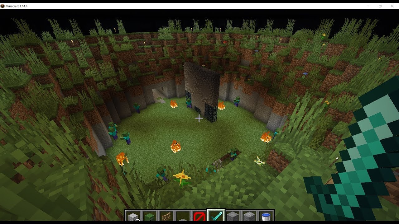 【マインクラフト】ミニゲームワールドづくり ～ゾンビゲームの建築編～Part.6