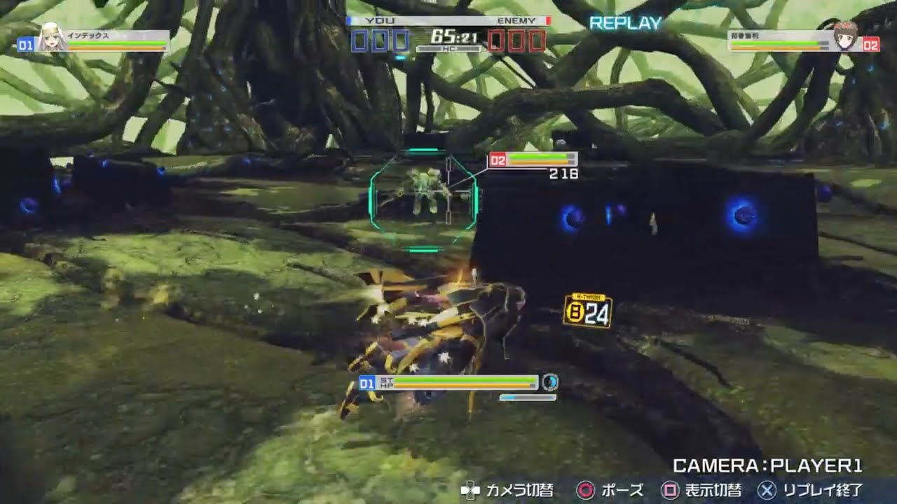 とある魔術の電脳戦機 るるーん vs グリスボック プレイ時間帯変更その01