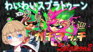 【スプラトゥーン2】夜中はひっそりマジメにガチエリア！1時間耐久