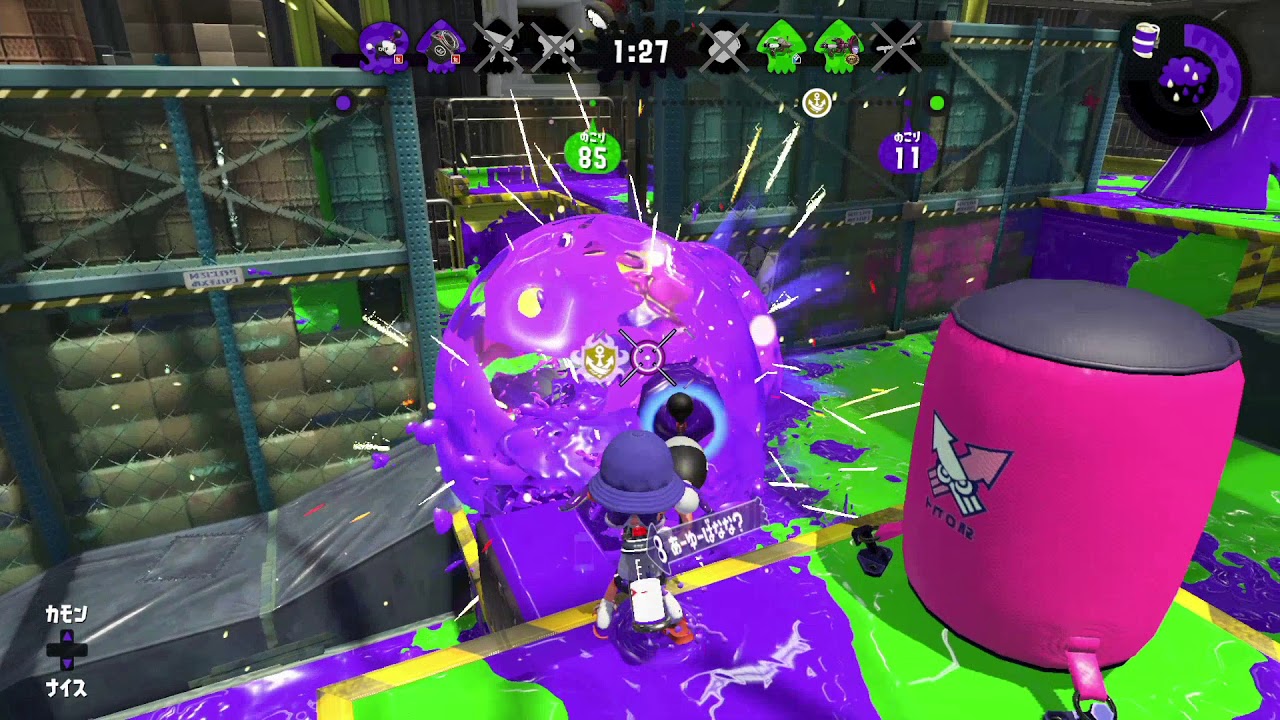 【Xハコフグホコ】タンサン×2【スプラトゥーン2】