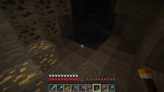 ♯２８［マインクラフト］べらぼうに鉱石が多い世界で、ただただ掘りまくる[ダイヤ∞]