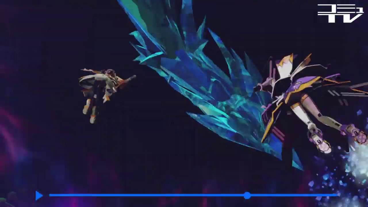 とある魔術の電脳戦機 エンジェラン vs るるーん KO狙い気味に