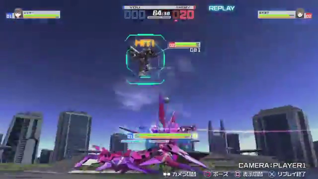 とある魔術の電脳戦機　サイファー vs ストライカー 3連戦のウチの1戦