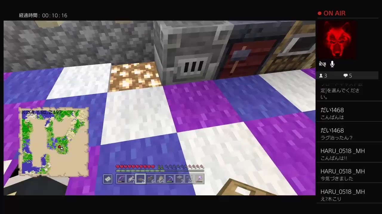 [マインクラフトPlayStation4］長屋を増築していくー！それとー、ブラマイー！参加型雑談配信！#21