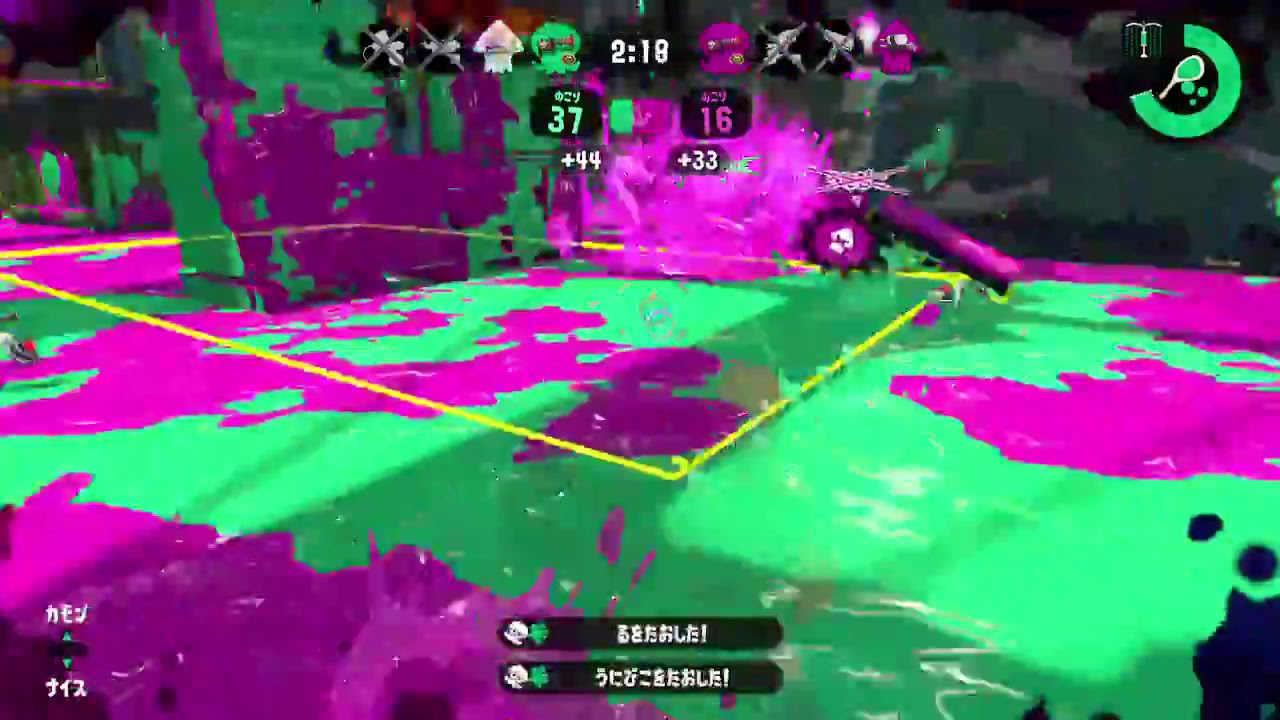 【スプラトゥーン2】l3リールガン　環境なだけはある⁉️