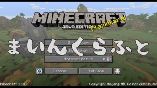 初心者プレイなマインクラフト