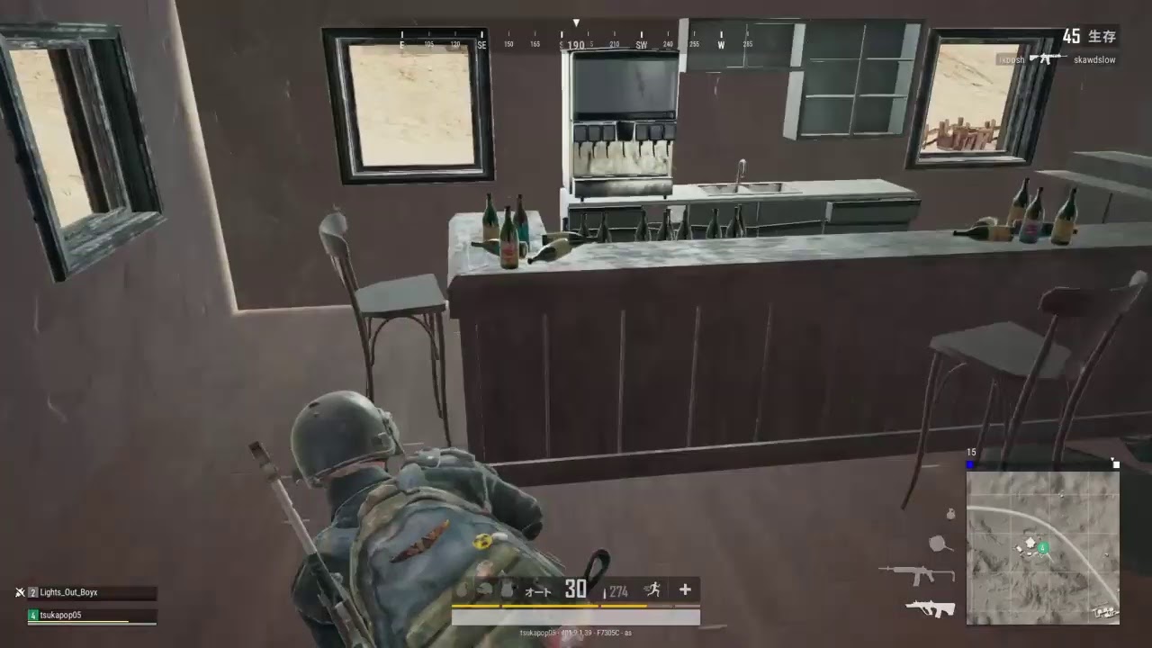 『PS4版PUBG 』実況放送。深夜世界一下手な初心者のぱぶじー！♪