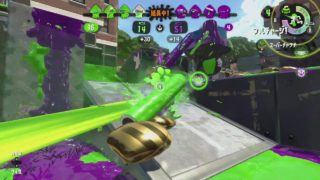 スプラトゥーン２　ガチアサリをスプラローラーで遊ぶ