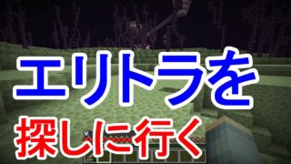 マインクラフト　エリトラ取りに行ったら大変なことに。前編。