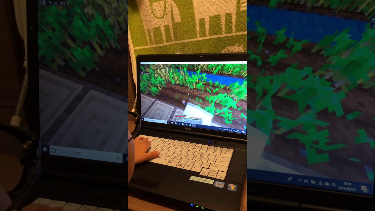 マインクラフト キャンプ①