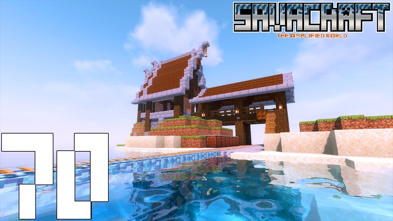 【SAVACRAFT】70 海のド真ん中に駅をつくる（前編）【マインクラフト】