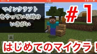 #1マインクラフト【あまくら。】 通行人Aと家作り！！はじめてのマインクラフト。