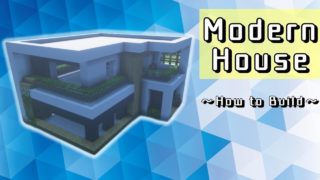 【マインクラフト】モダンな家の作り方！2階建てのオシャレで簡単シンプル建築！【minecraft 】How to build Modern House