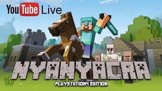 【マインクラフト】初めてのマイクラ生活　参加型雑談配信【PS4】