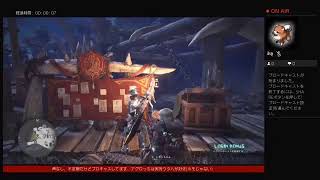 声なし[モンスターハンターワールド]全モンスターにライドオンするまで寝れないとゆう下らない事します