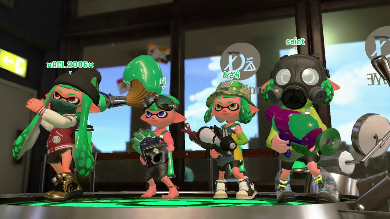 アサリ　アサリ　ヤグラ【スプラトゥーン２】ボールドマーカー無印