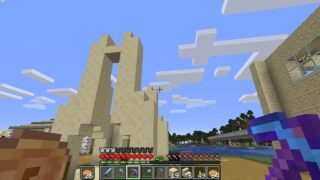 【マインクラフト】MC 635 海岸のオブジェ制作