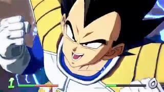 ドラゴンボール ファイターズ　世界１位ベジータ（黒髪）VS悟空親子　１２０HITギャリックコンボ