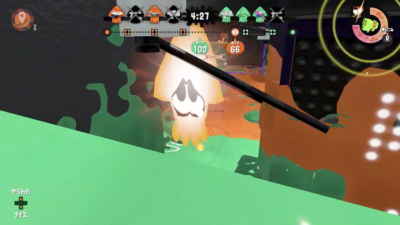 【スポーツ中継風スプラトゥーン2実況 #7】スプラッシュボムにやられまくる人生でした