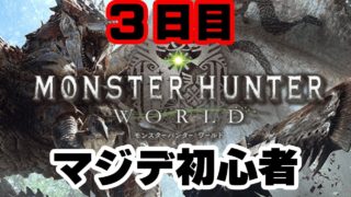 3日目【マジで初心者】R18禁が逝くモンスターハンターワールド