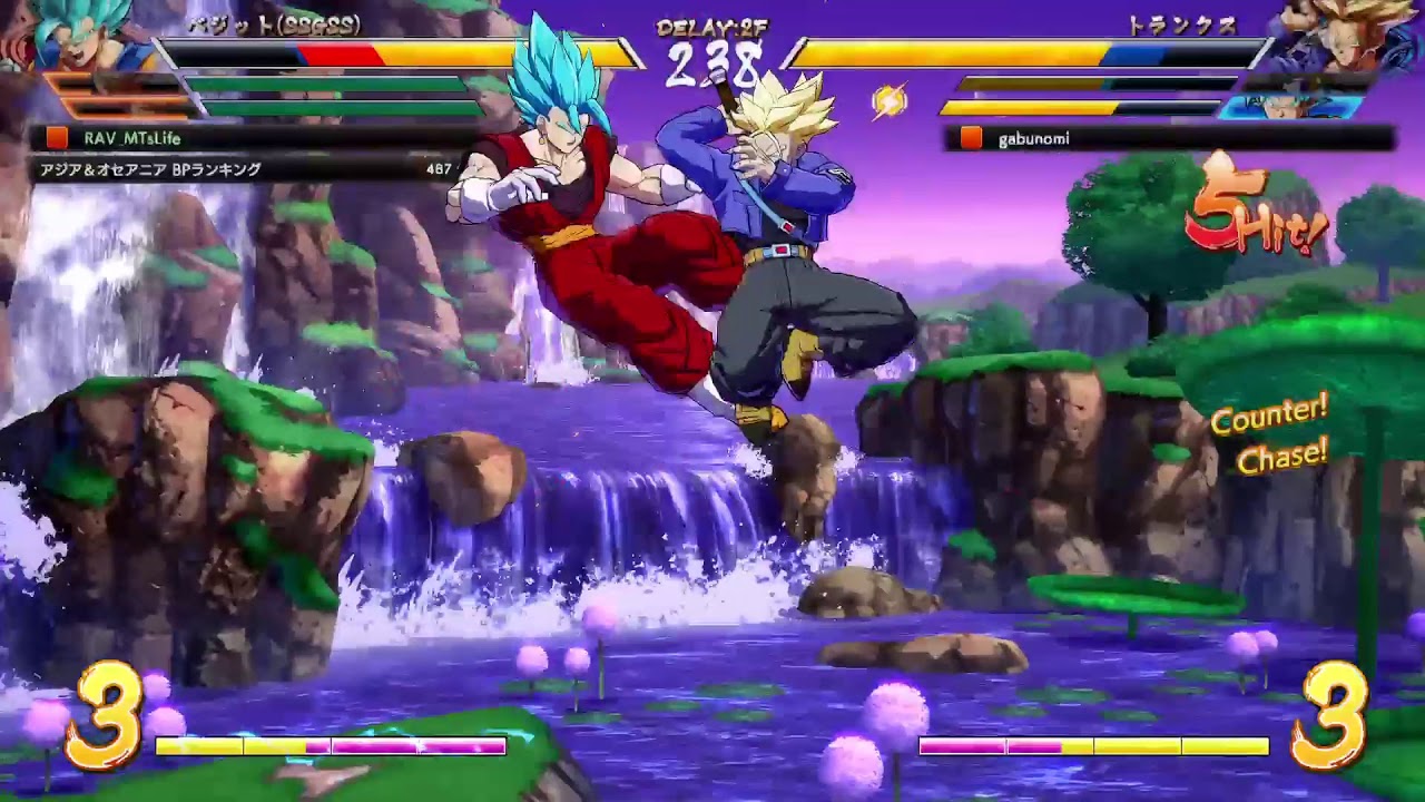 [DBF] 因縁の対決　魂の10先勝負　ラヴvsガブノミ　[ドラゴンボールファイターズ]