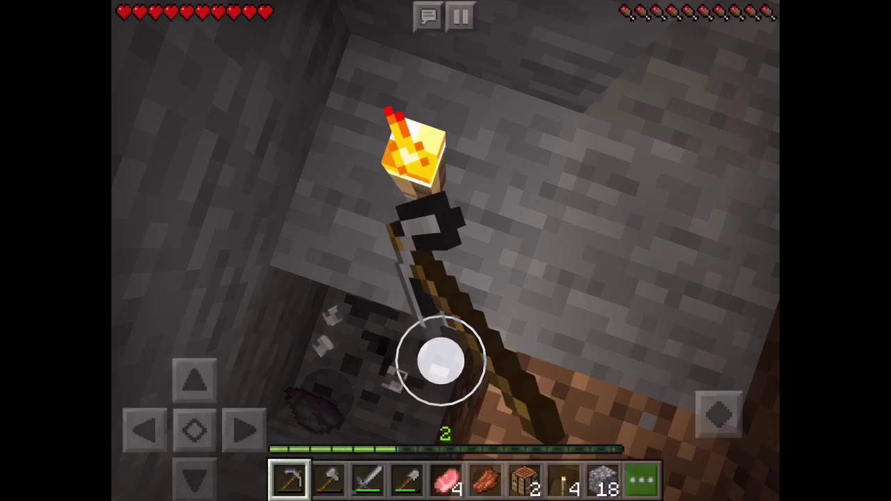 #マインクラフト実況 part2 洞窟に入ってみた1